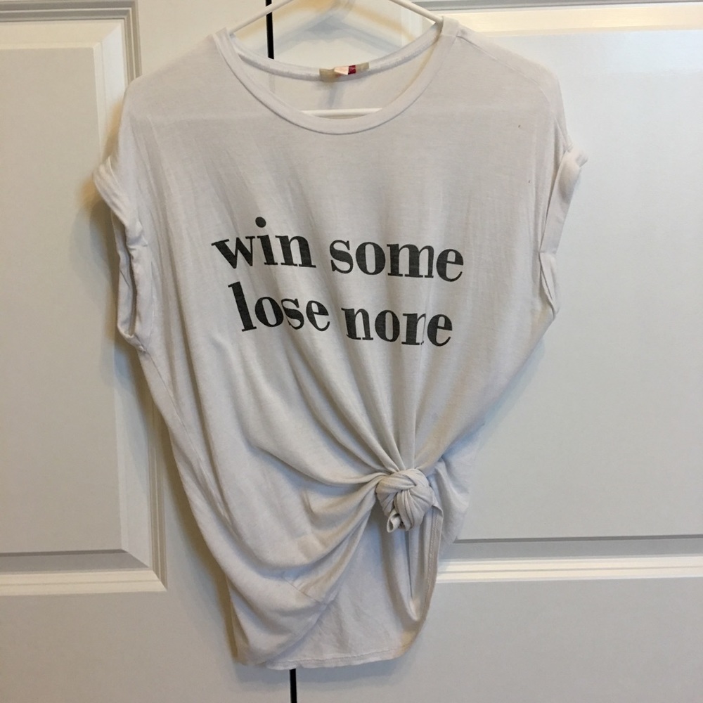 Graphic Tee with Side Tie